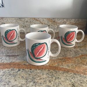 4 New VINTAGE Lord & Taylor Mugs